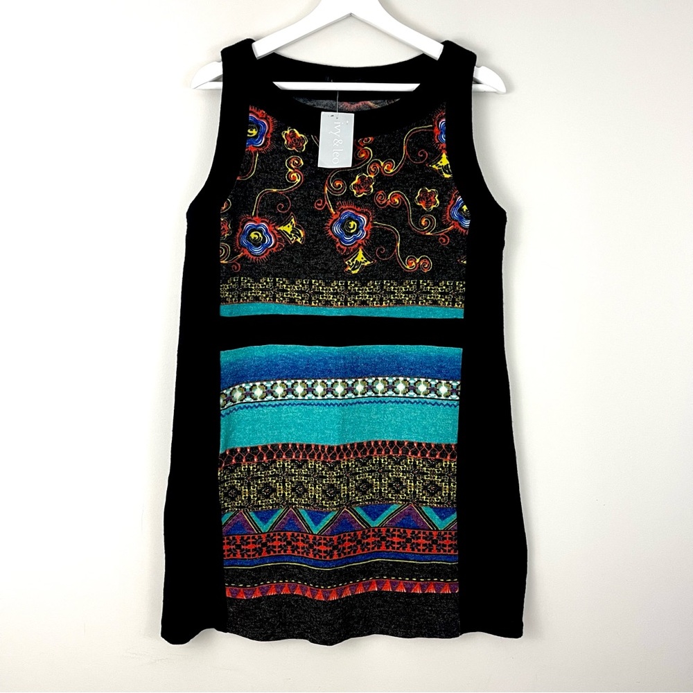 Ivy & Leo Women’s Knit Sleeveless Sweater Dress